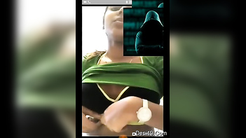 Indian Beauty Captures Erotic Self-Filmed Video of Herself Playing With Her Nipples