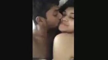 Hot College Girl Caught on Camera Passionately Kissing Her Boyfriend