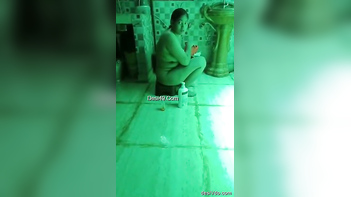 Desi Wife's Nude Bathing Video Leaked by Husband - Shocking Footage!