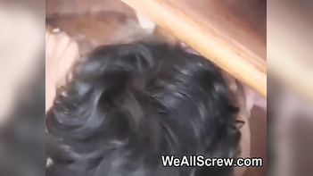 Indian Man Overcomes Nerves to Suck Senior's Thick Cock