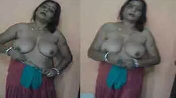 Indian Woman and Lover Get Dressed After Intimate Encounter - Big XXX Tits Included!