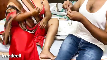 Celebrate Love: A Newlywed Couple's First Suhagraat with a Special Gift Exchange