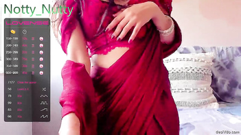 Desi Girl Flaunts Her Curves in a Hot Saree, Showing Off Her Tits!