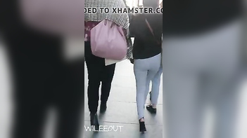 Sultry Hijabi Paki Teenage Booty Jiggling Uncensored