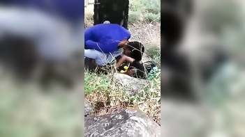 Witness the Wild Romance: Girlfriend's Chudayi Adventure in the Jungle