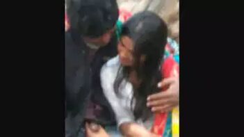 Sensational Video of Hot Desi Girl Caught Sucking BF's Cock in Park