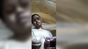 Desi Girl Listens To Porn Requests Through Earphones For Improved Audio Quality