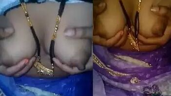 Indian Babe Wanks Cameraman's Sex Stick and Flaunts Her XXX Tits in the Spotlight