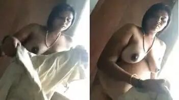 Indian Girl Wants to Cover Xxx Tits With Black Bra After Intimate Moment