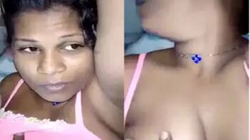 Indian Man Captures His Own Home Porn Video By Playing With Large Tits