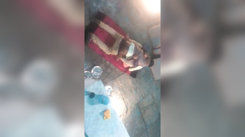 Village Couple Caught in Passionate Moment: Unconventional Love Story Captures Attention