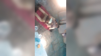 Village Couple Caught in Passionate Moment: Unconventional Love Story Captures Attention