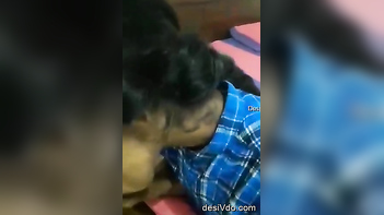 Leaked MMS: Horny College Girl Caught Sucking BF's Cock