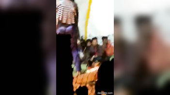 Sexy Girl Flaunts Nude Boobs On Stage During Tip Tip Barsa Pani Performance