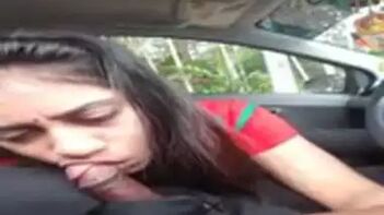College Girl Sheetal S. Gives Sensational Blowjob to Lover in Car - AVP College Story