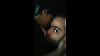 College Teen Girl Passionately Sucks Lover's Nipple