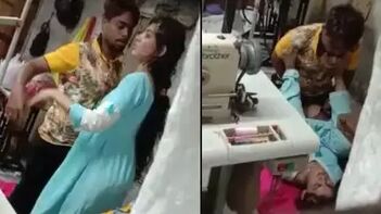 Indian Girl's Shocking Encounter With Co-Worker in Workshop