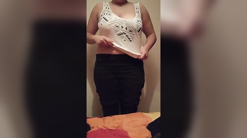 Watch Busty Desi Chubby Cam Slut Show Off Her Alluring XXX Tits
