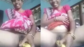 Telugu Housewife Enjoys Pleasurable Self-Exploration with Masturbation