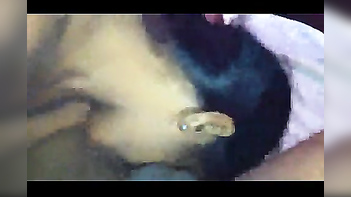 Indian Maid's Sensuous Blowjob To Owner's Black Cock Captured on MMS