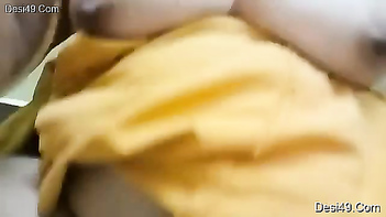 Desi Mom Flaunts Her Curves and Perky Nipples in Amateur Sex Show