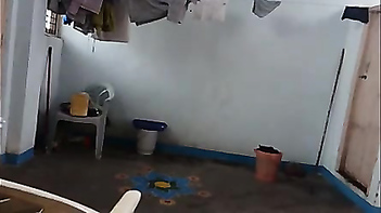 Desi Caught Exposing Her Boobies on Camera in Bathroom - Shocking Video Revealed!