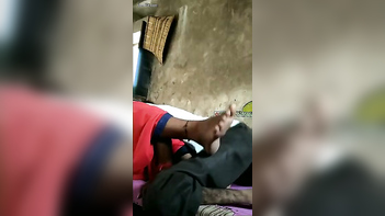Village Couple Enjoys Intimate Moment: A Romantic Story