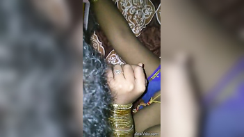 Tamil Wife Enjoys Late-Night Oral Pleasure with Husband