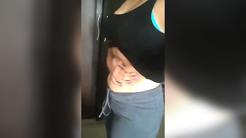 Desi Babe Flaunting Her Curvaceous Figure and Big Boobs