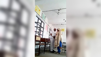 Outrageous Incident: School Peon Caught Having Unlawful Affair with Teacher's Bhabi in Classroom