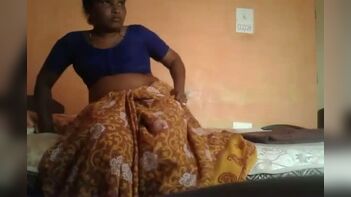 Older South Indian aunty fucked by devar