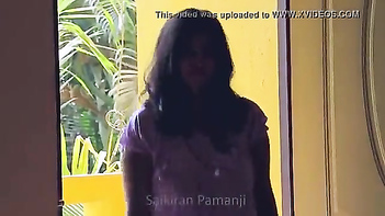 Tamil Girl's Sexy Dance in Transparent Nighty Caught on Indian Porn Tube Video