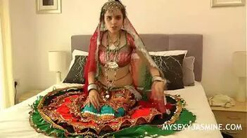 Watch Jasmine Mathur, Gujarati Porn Devi, Strip Naked in Traditional Indian Garba Dress
