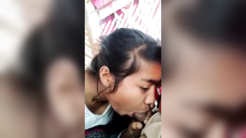 Experience the Sensual Blowjob of an Adorable Assamese College Girl