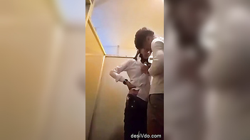 Watch Desi College Girl Enjoying Herself in the Bathroom