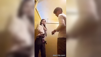 Watch Desi College Girl Enjoying Herself in the Bathroom