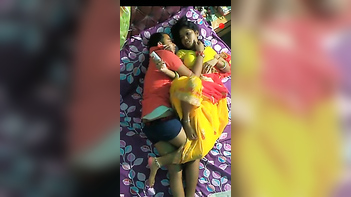 Sensual Indian Lady With Kerchief On Face Experiences Pleasure From Missionary Sex Position