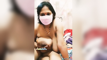 Desi Slut Keeps Mask On For Amateur Xxx Show, Wild Action Non-Stop