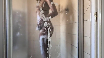 Desi Chick Masturbating in a Steamy, Sexy Shower - Pussy Dripping Wet