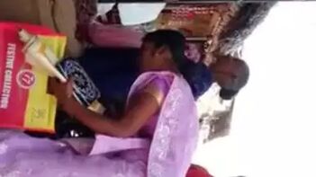 Indian Desi Aunty with Juicy Boobs Teasing and Sucking Dick Like a Pro
