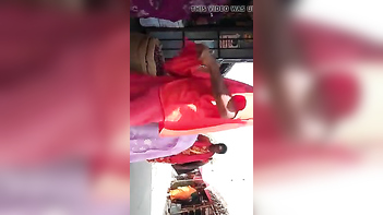 Indian Desi Aunty with Juicy Boobs Teasing and Sucking Dick Like a Pro