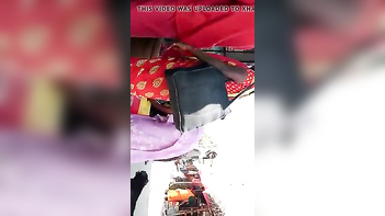 Indian Desi Aunty with Juicy Boobs Teasing and Sucking Dick Like a Pro