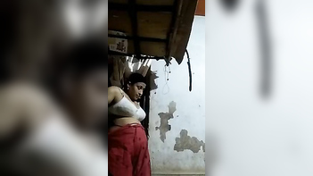 Desi Bhabi Strips Down and Changes, Damn That Ass is Tight and Juicy