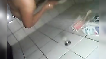 Mysore Chick Gets Drenched in the Shower - Steamy GF Action Caught on Camera