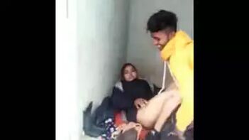 Desi Couple Caught in Wild Rooftop Sex - Hindi Audio