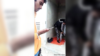 Desi Couple Caught in Wild Rooftop Sex - Hindi Audio