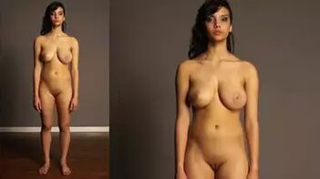 Indian Model Struts Her Juicy XXX Tits in Front of the Camera