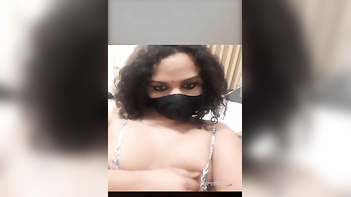 Busty Indian Milf Masturbating Like a Dirty Tease, Wet Pussy Closeups