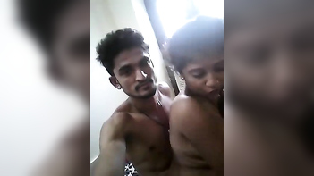 Indian Dude Takes a Break to Kiss His Hot GF During Wild XXX Sex Session