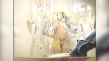 Big-Assed Desi Babe Sneaks Into Bath, Washing Her XXX Curves Under Fucking Water